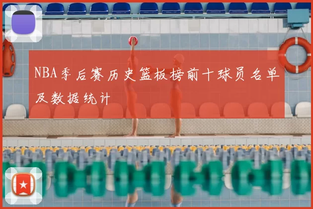 NBA季后赛历史篮板榜前十球员名单及数据统计